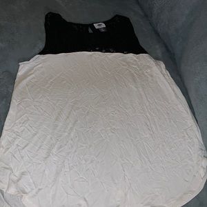 Black and white shirt
